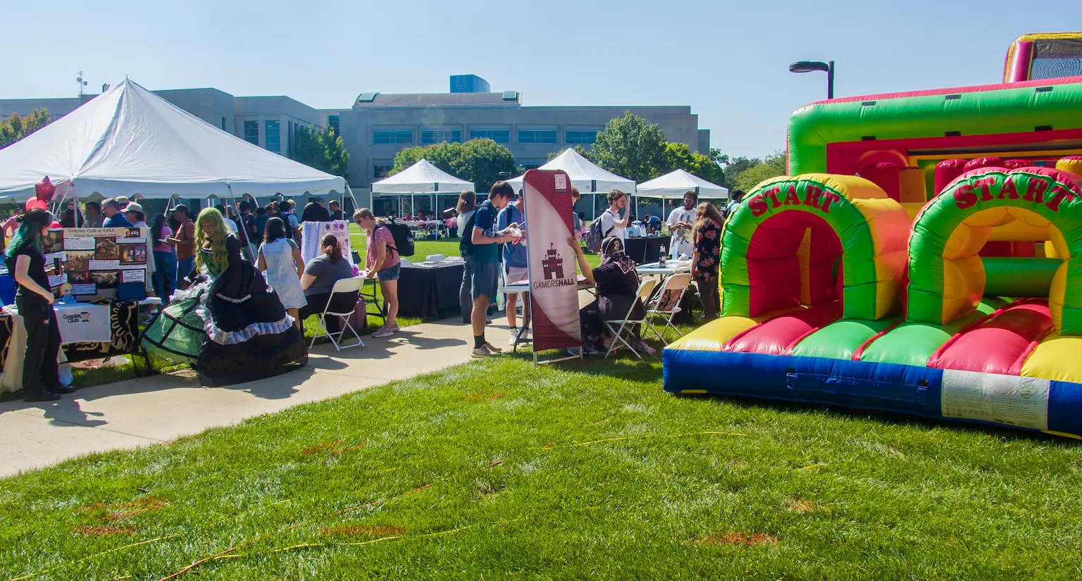 Lawn party scene